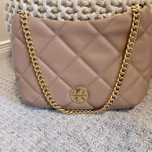 Tory Burch quilted leather shoulder bag